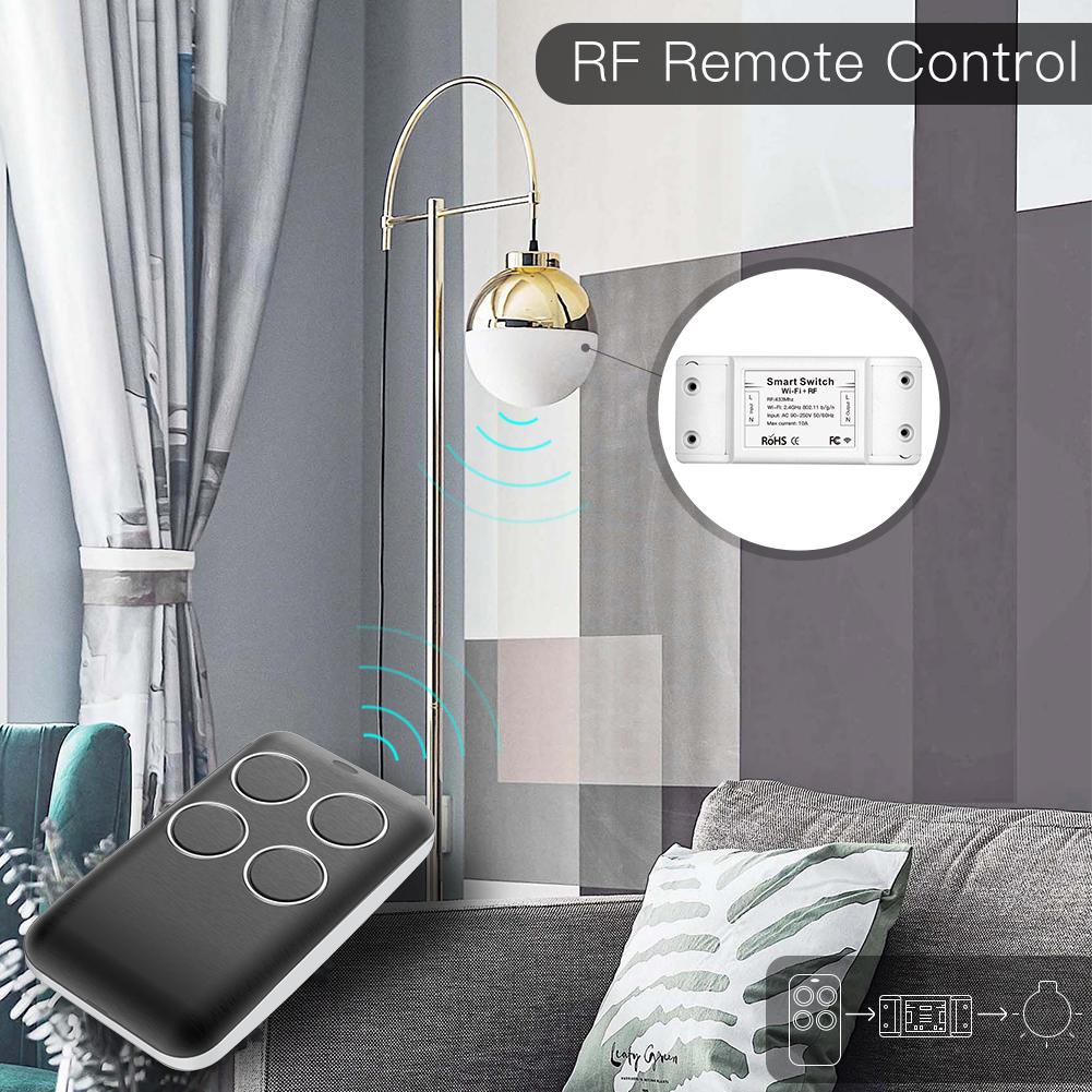 WiFi RF DIY Smart Light Switch Module Universal Breaker Timer Works with Alexa Google Home 2