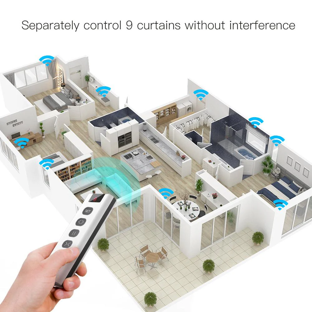 Smart RF433 Transmitter Remote for Curtain 3