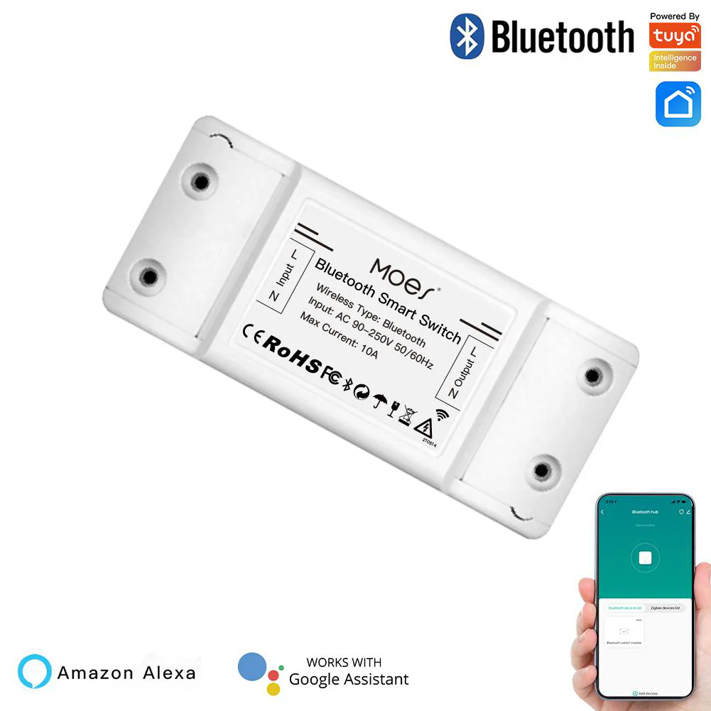 Bluetooth Smart Switch Relay Module Single Point Control Breaker Repeater 2
