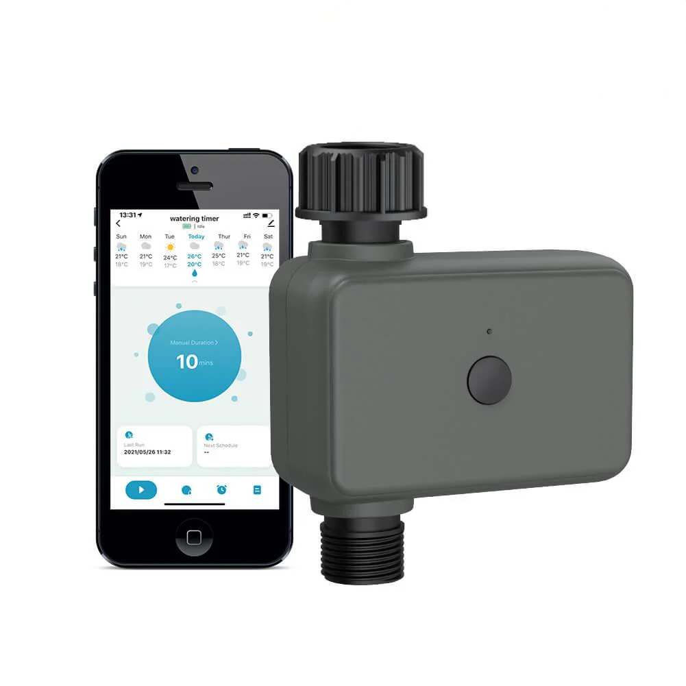 BLE Smart Sprinkler Water Timer with Rain Delay Filter Washer Programmable Irrigation Timer