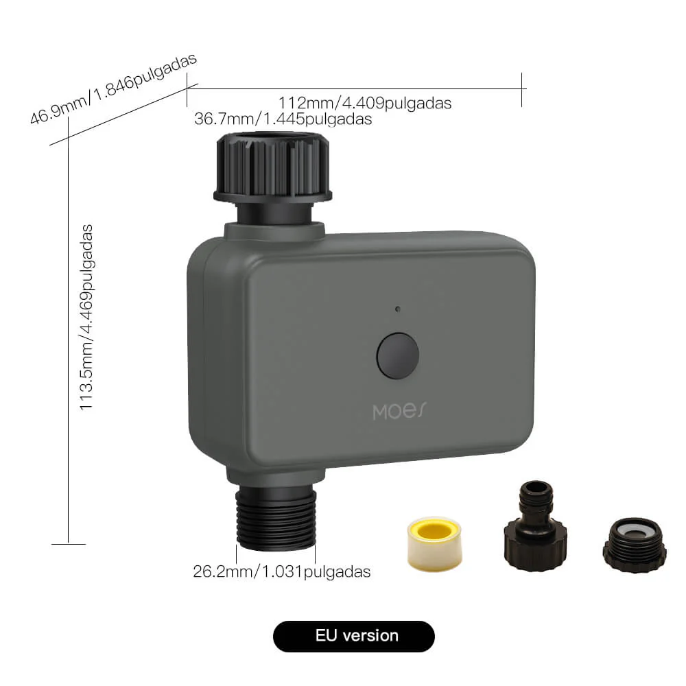 BLE Smart Sprinkler Water Timer with Rain Delay Filter Washer Programmable Irrigation Timer 11