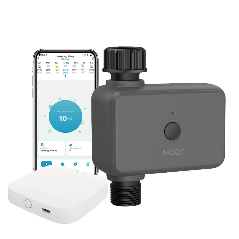 BLE Smart Sprinkler Water Timer with Rain Delay Filter Washer Programmable Irrigation Timer 12