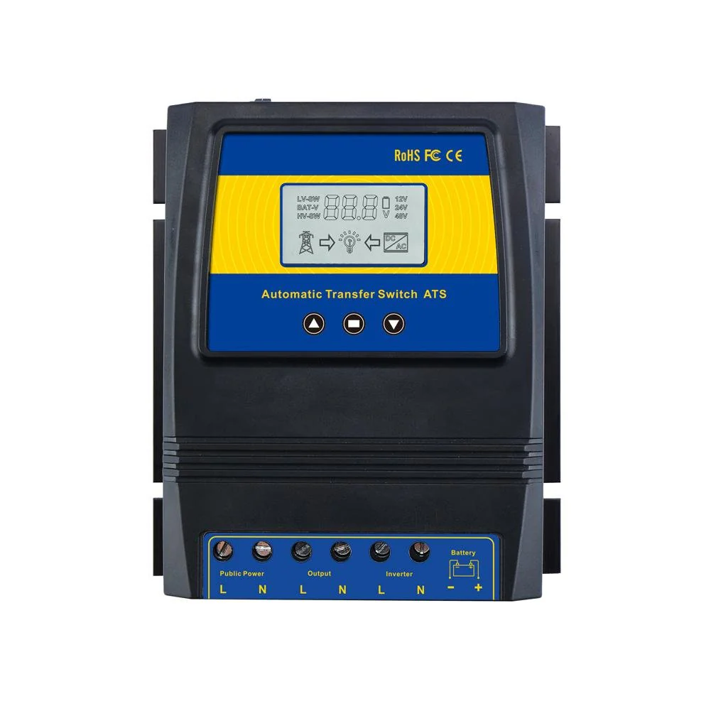 ATS Dual Power Inverter Automatic Transfer Switch Solar Charge Controller for Solar wind System