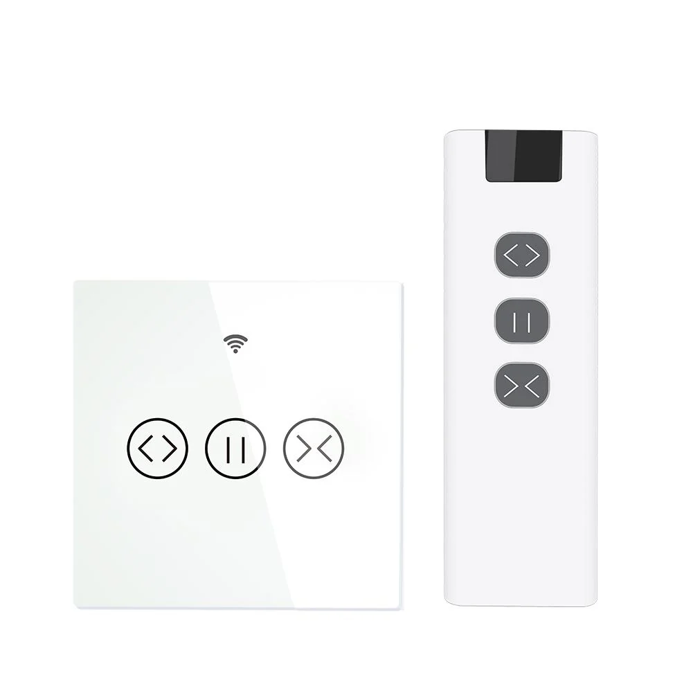 WiFi RF433 Smart Curtain Blinds Roller Shutter Touch Switch Single Pole Neutral Wire Required EU 8