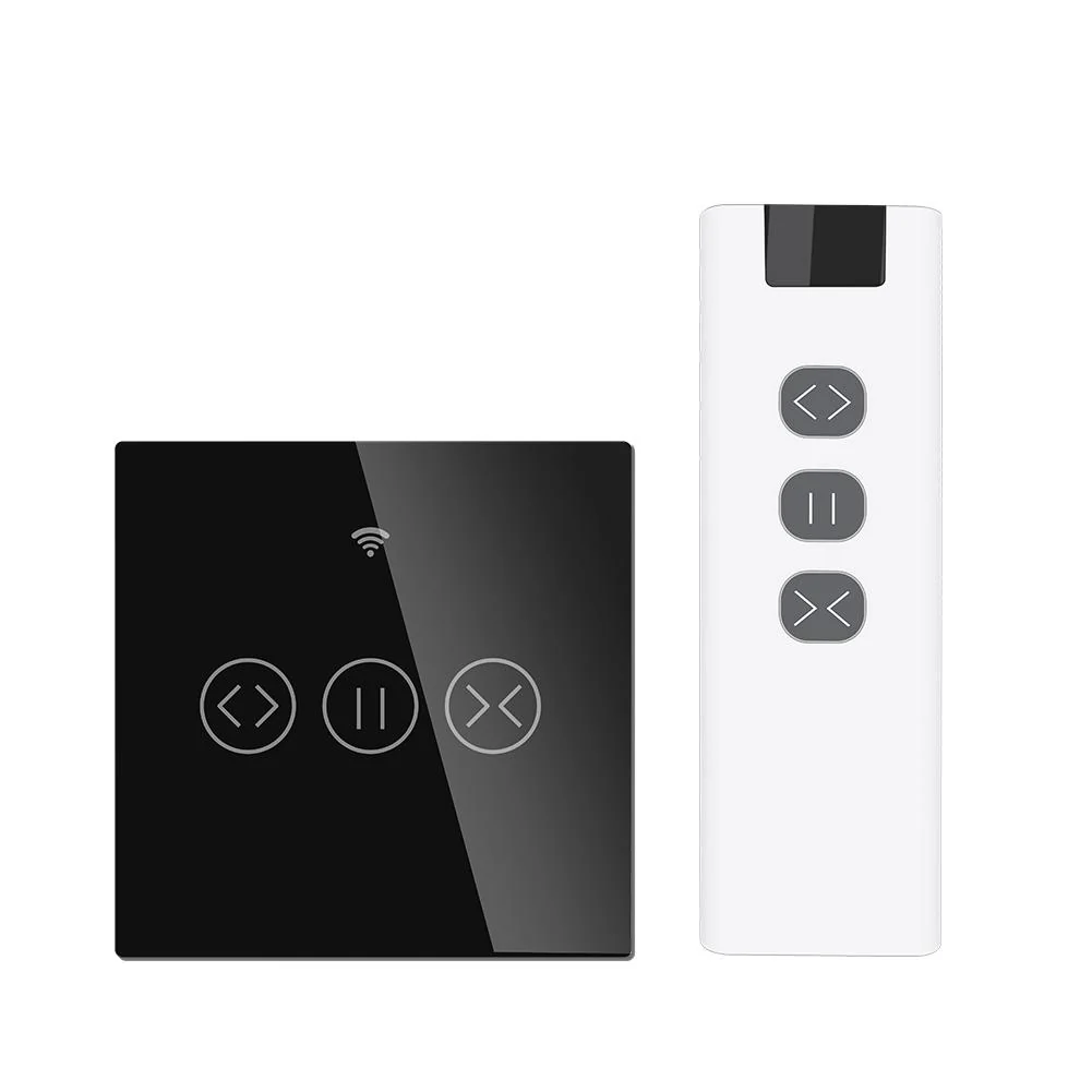 WiFi RF433 Smart Curtain Blinds Roller Shutter Touch Switch Single Pole Neutral Wire Required EU 9