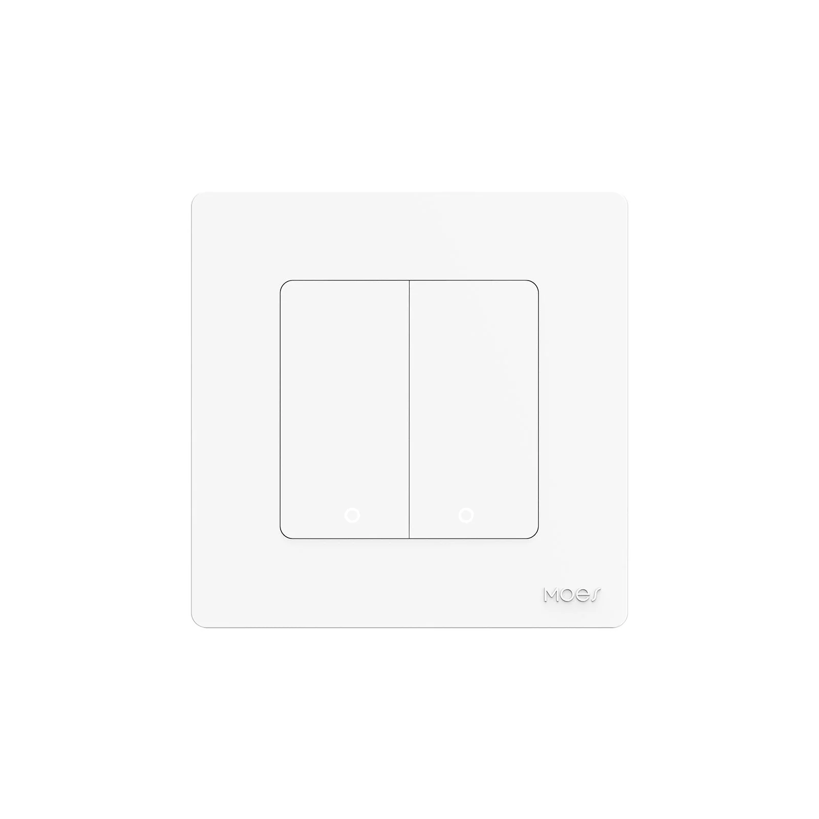 MOES 2nd Star Ring Smart ZigBee3.0 Push Button Light Switch Embedded Touch Switch EU 11