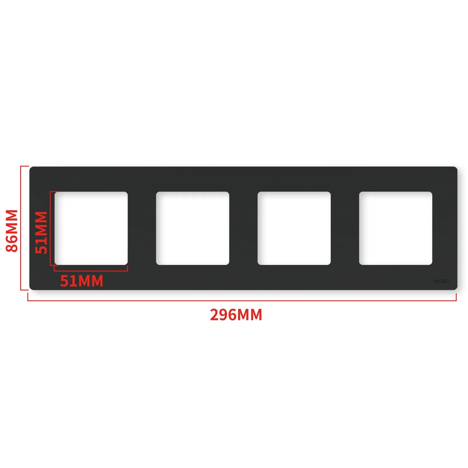 MOES 2nd Star Ring Smart ZigBee3.0 Push Button Light Switch Embedded Touch Switch EU 22
