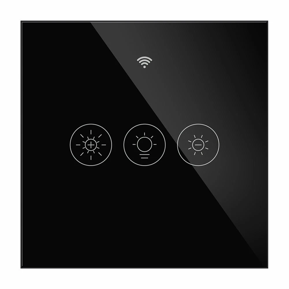 WiFi Smart Light Dimmer Switch RF433 Glass Touch Switch EU 10