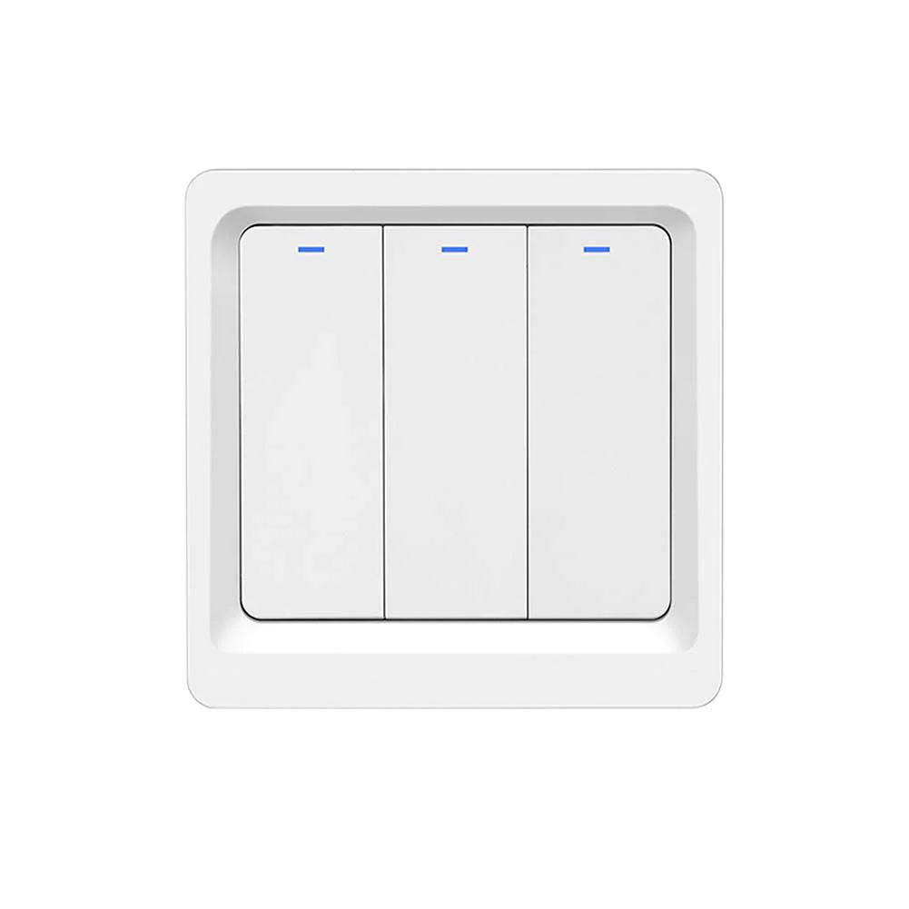 WiFi Smart Light Push Button Switch 2 Way Multi-Control Neutral Wire Required EU 10