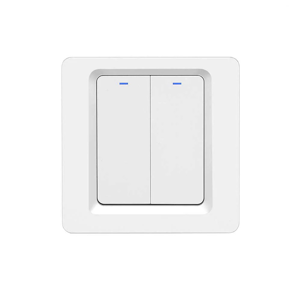 WiFi Smart Light Push Button Switch 2 Way Multi-Control Neutral Wire Required EU 11