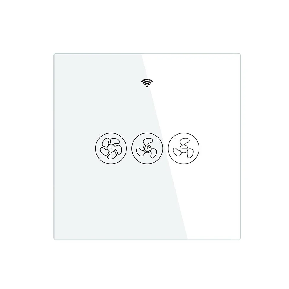 WiFi RF433 Smart Ceiling Fan Touch Switch Single Pole Neutral Wire Required EU 7