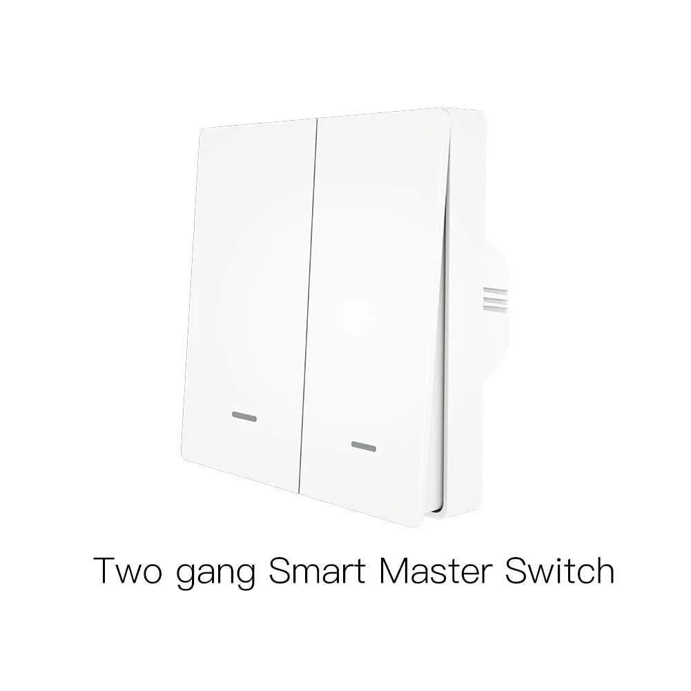 WiFi RF433 Smart Light 2 Way Multi-control Push Button Switch Neutral Wire EU 11