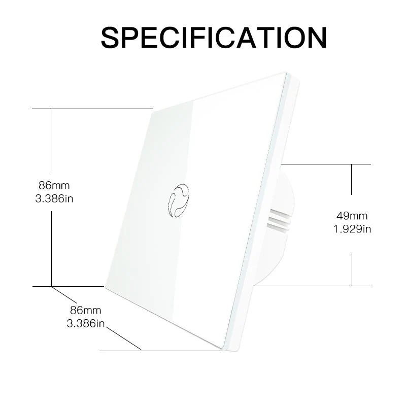 ZigBee Smart Boiler Touch Switch Water Heater Single Pole Neutral Wire Required 20A EU 7