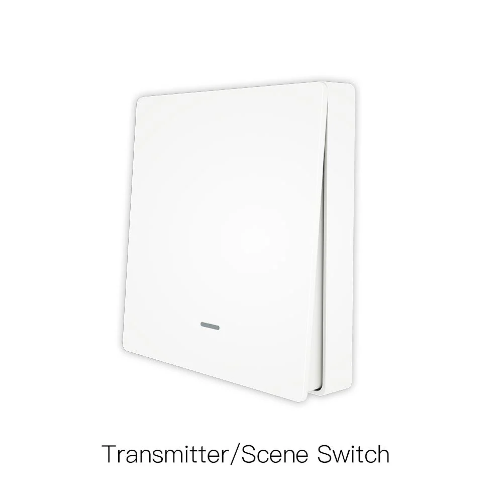 Smart ZigBee Scene Push Button Switch Single Pole Neutral Wire Optional No Capacitor 9