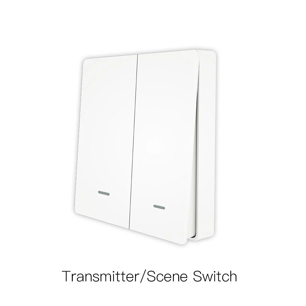 Smart ZigBee Scene Push Button Switch Single Pole Neutral Wire Optional No Capacitor 10