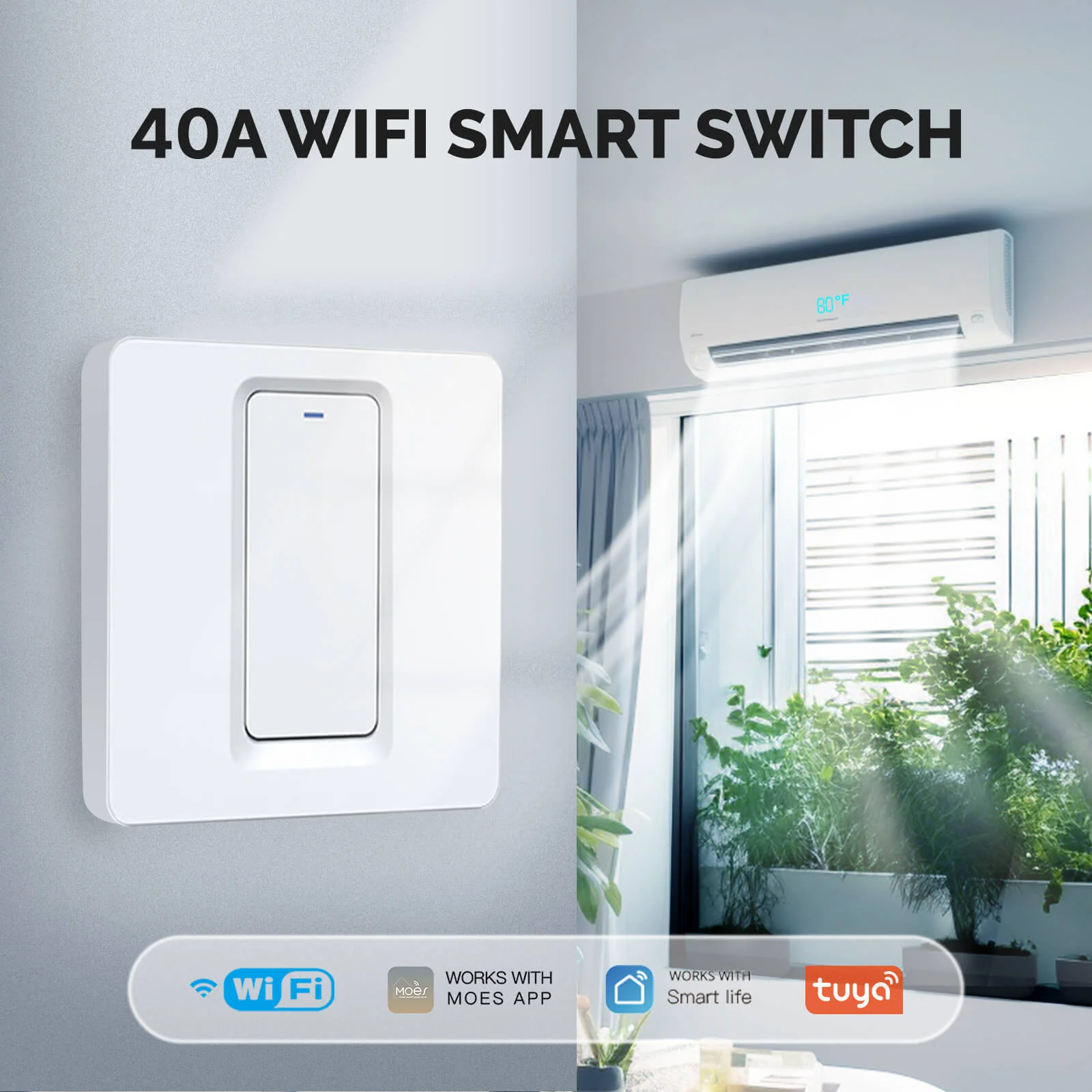 MOES Smart ZigBee Water Heater Boiler Switch Wireless Control Timer for Heating Water 20A EU 10