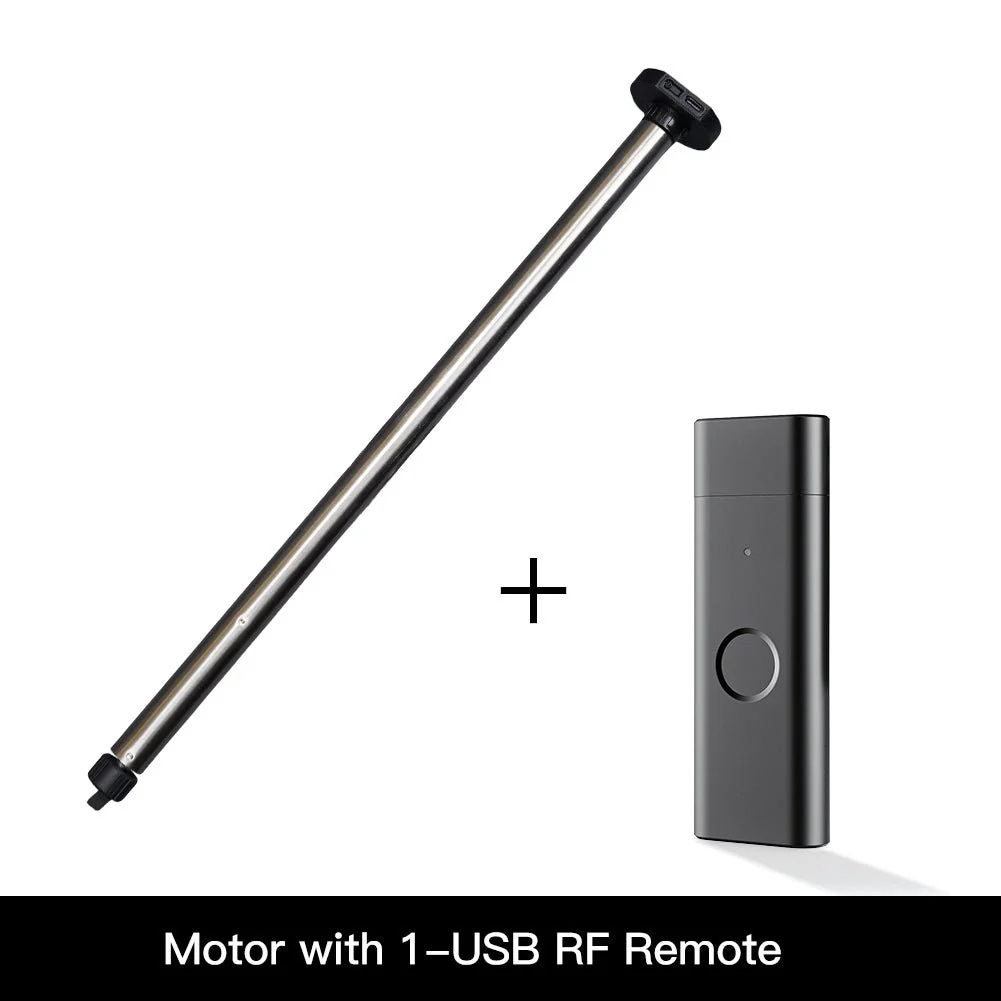 Rechargeable Tubular Roller Blind Motor RF433 Remote Control 22