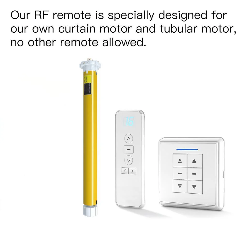 RF433 Remote Emitter For Controlling WiFi /ZigBee Curtain Motor 5
