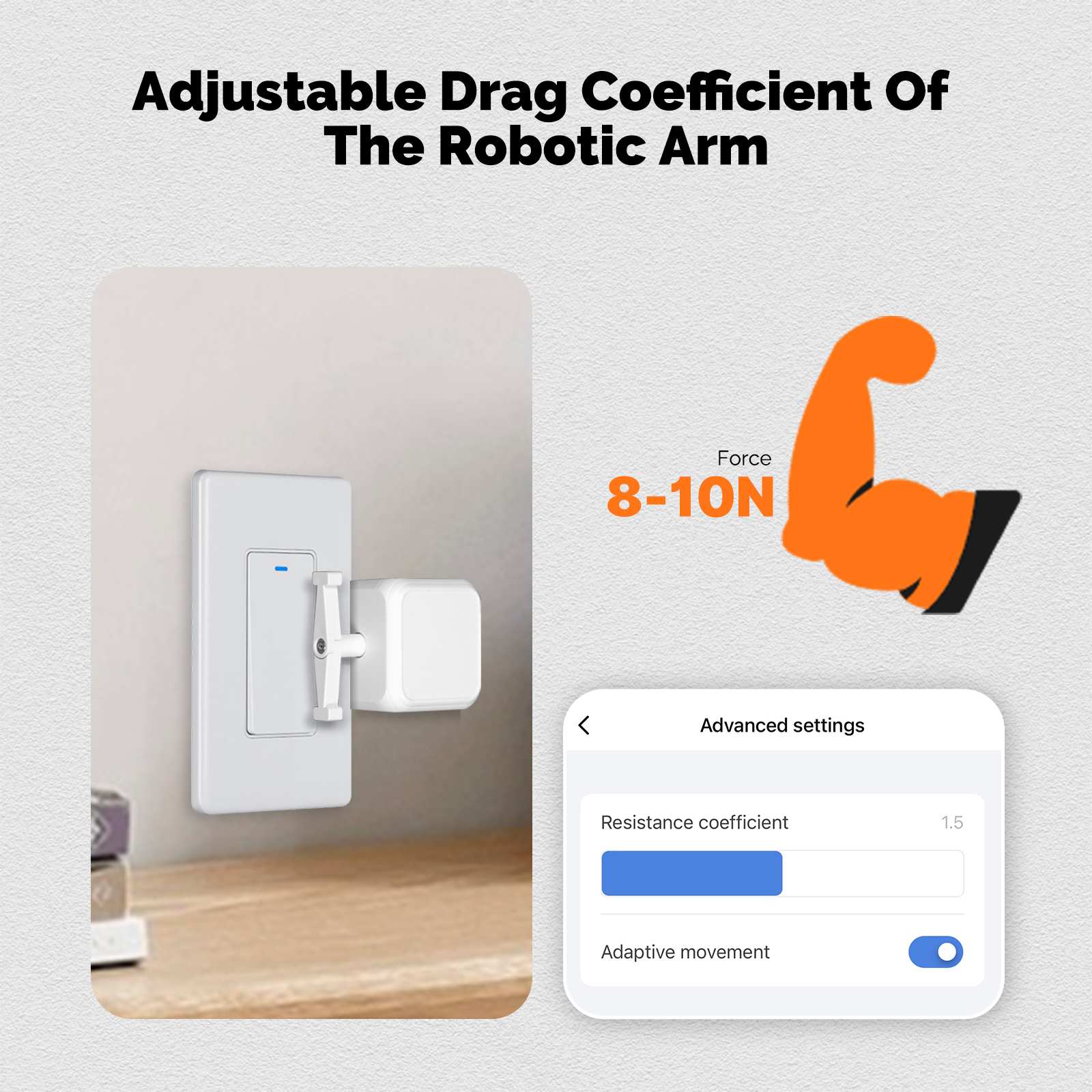 Smart Ble Finger Robot Warp Switch Button Wireless Switch Bot App Control 5