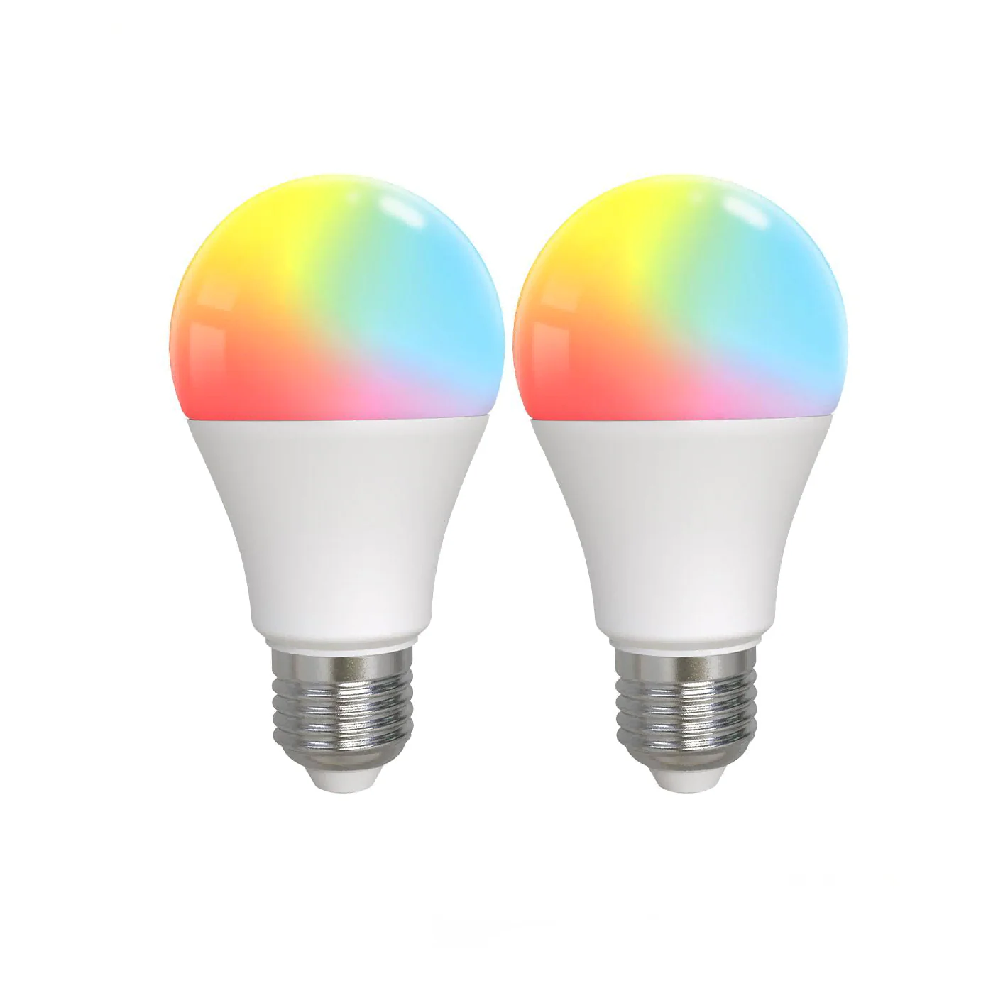 Smart Ble Led Bulb Dimmable Light 9W E27 Bulbs Color Adjustable Works With Alexa 6