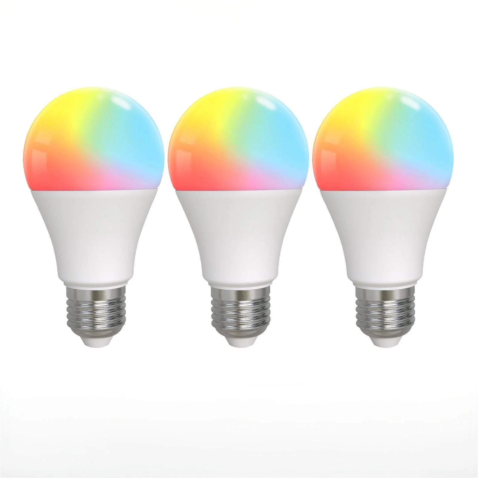 Smart Ble Led Bulb Dimmable Light 9W E27 Bulbs Color Adjustable Works With Alexa 7