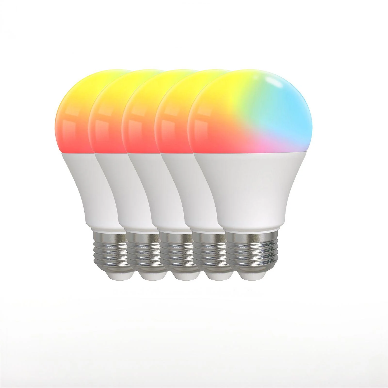 Smart Ble Led Bulb Dimmable Light 9W E27 Bulbs Color Adjustable Works With Alexa 9