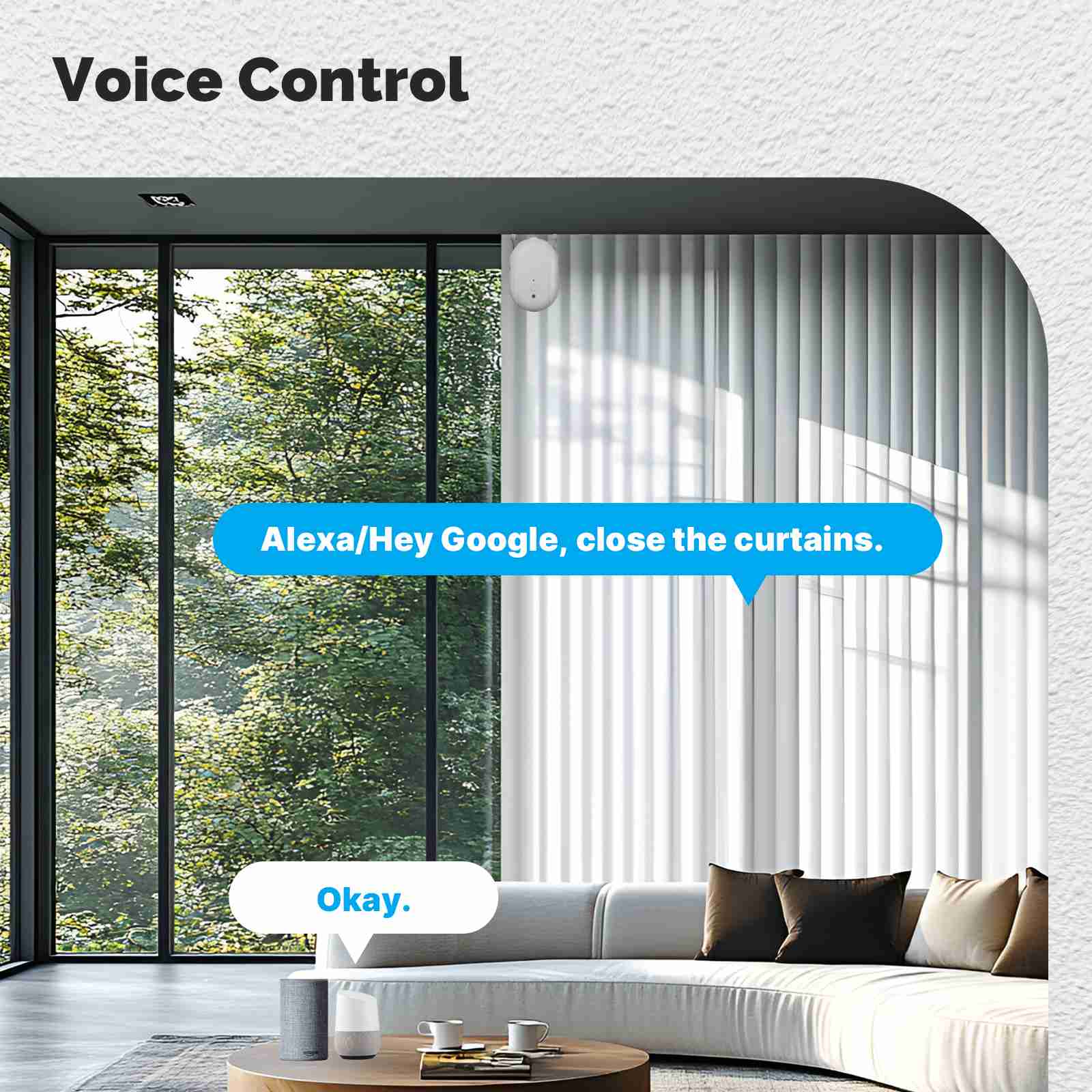 Zigbee Smart Electric Curtain Robot Timing Auto Opener Closer App Remote Control 6