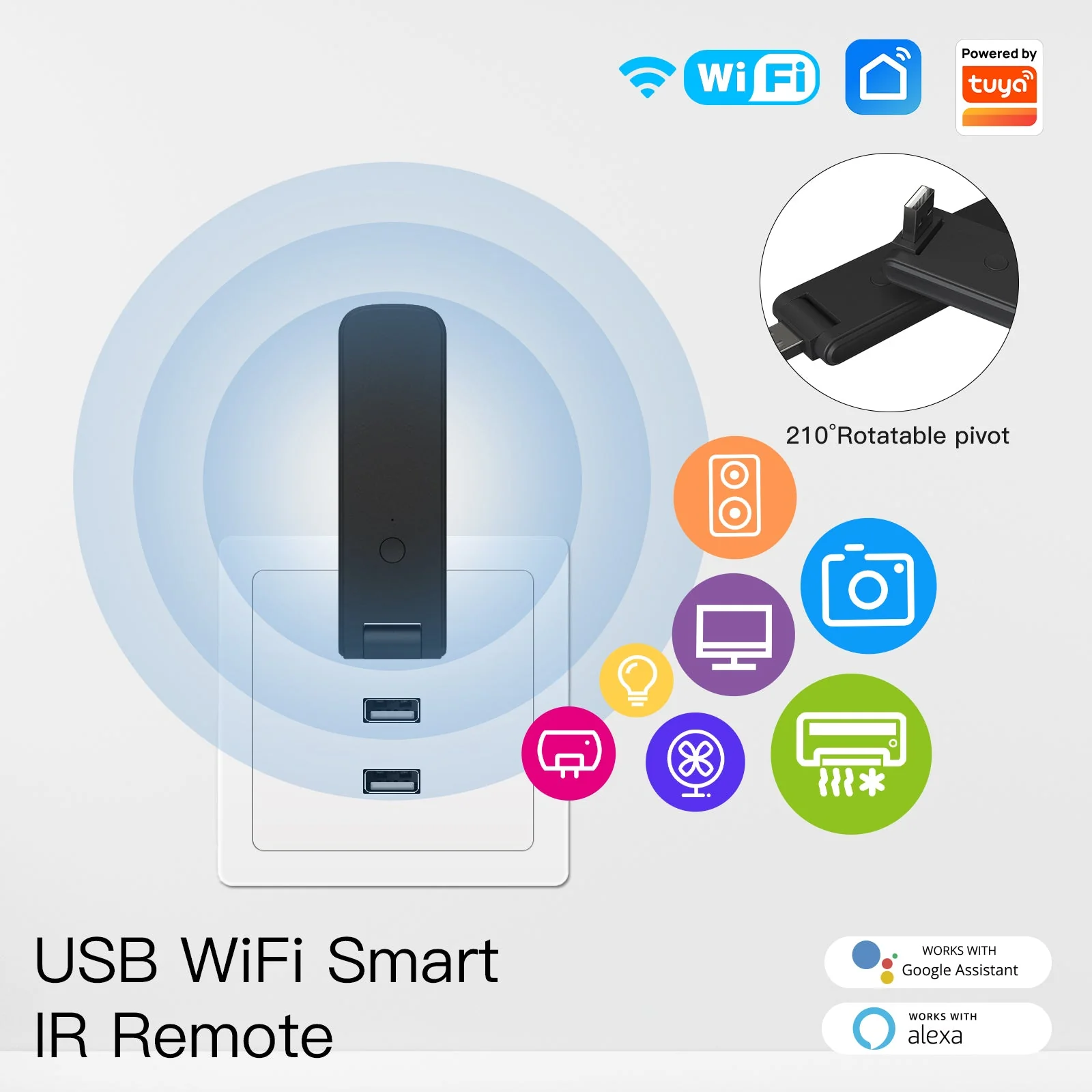 MOES WiFi USB Smart IR RF Wireless Universal Remote Controller 2