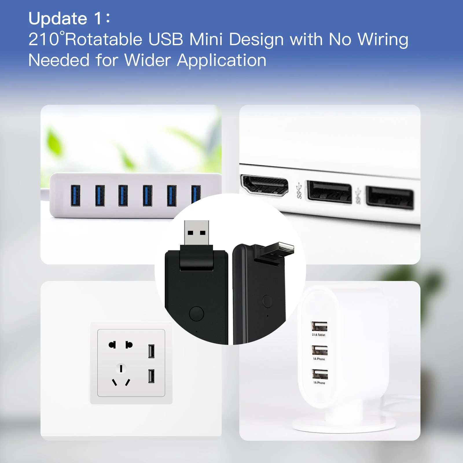 MOES WiFi USB Smart IR RF Wireless Universal Remote Controller 5