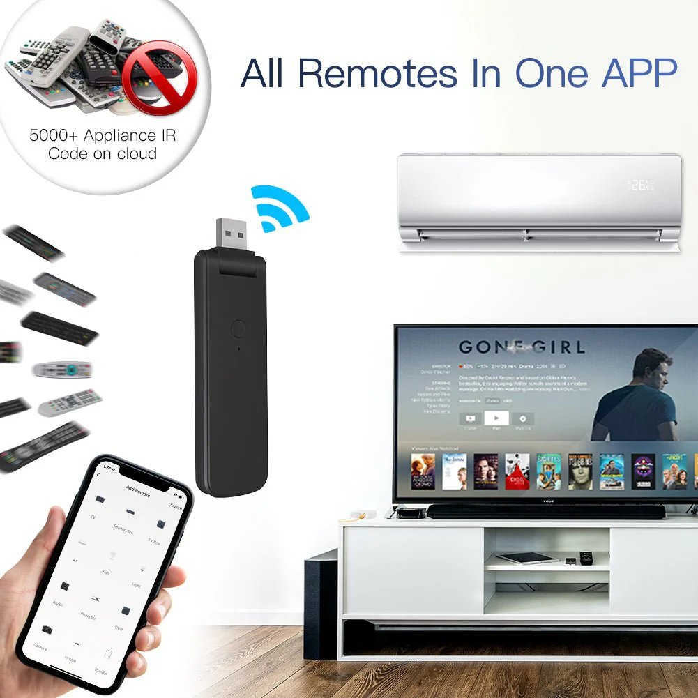 MOES WiFi USB Smart IR RF Wireless Universal Remote Controller 7