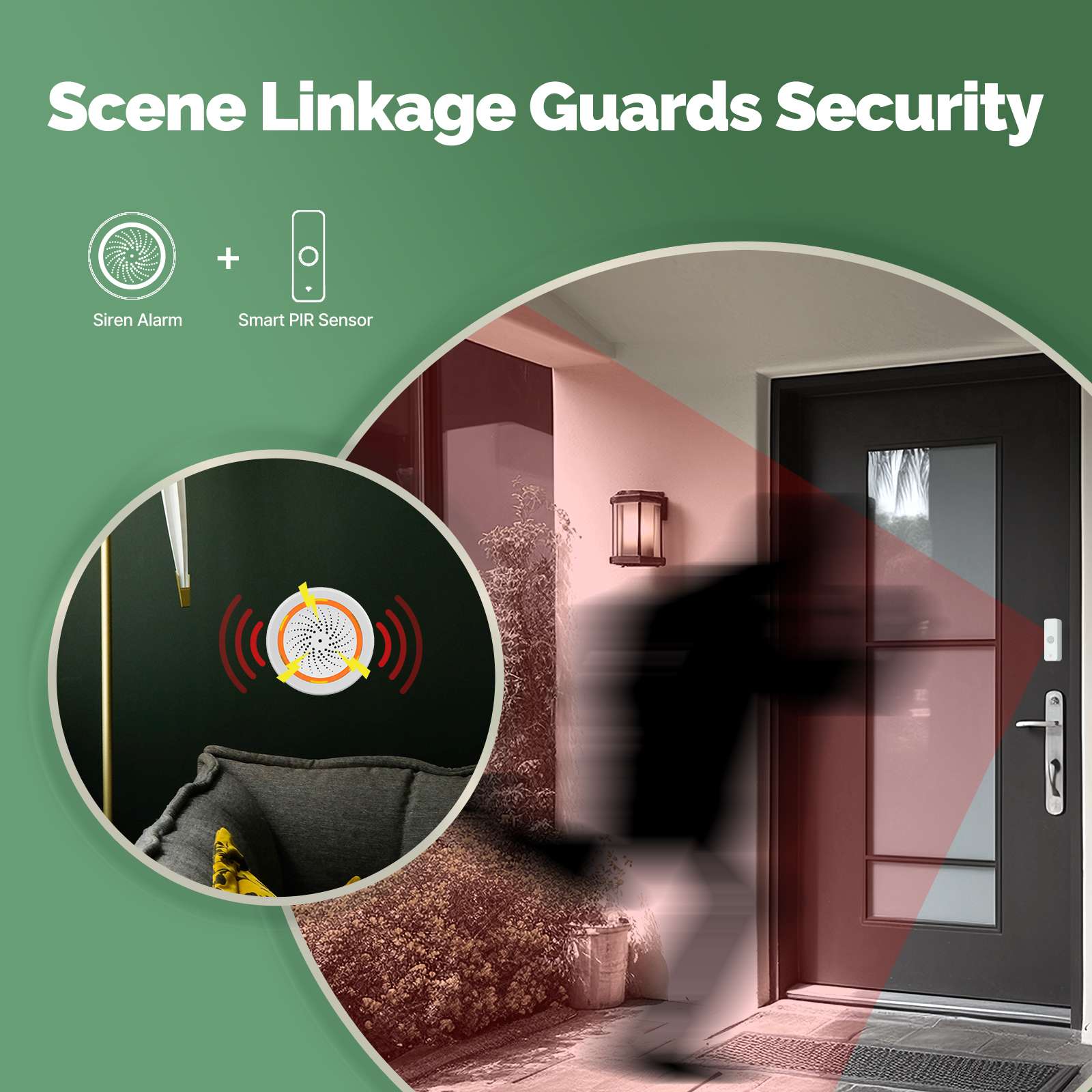 Smart PIR Sensor Human Body Motion Detector Home Security and Scene Linkage Automation 5