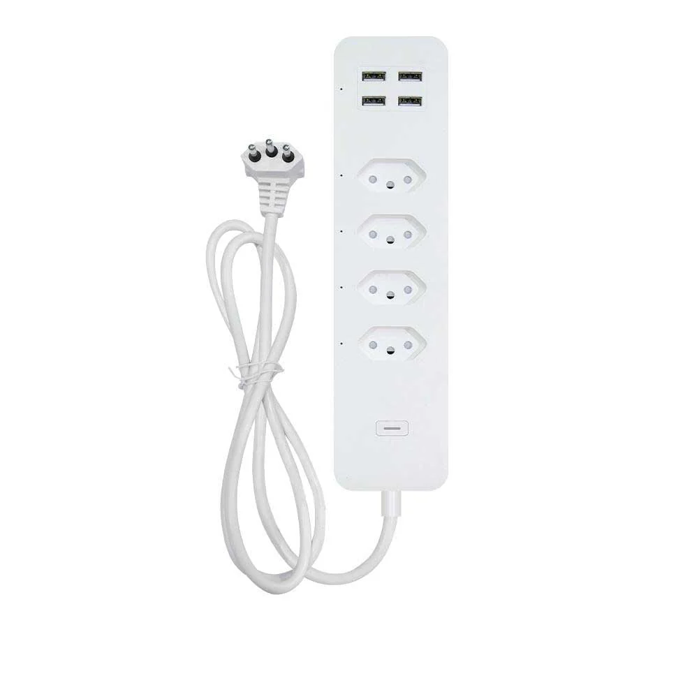 WiFi Smart Power Strip Surge Protector 4 Plug Outlets Electric Socket with USB/Type C [Brazil Version] 9