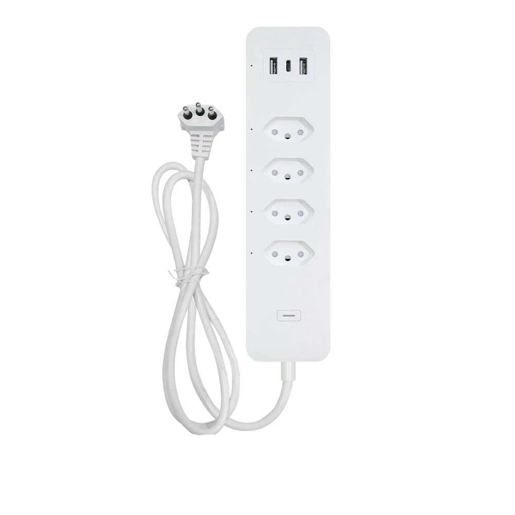 WiFi Smart Power Strip Surge Protector 4 Plug Outlets Electric Socket with USB/Type C [Brazil Version] 10