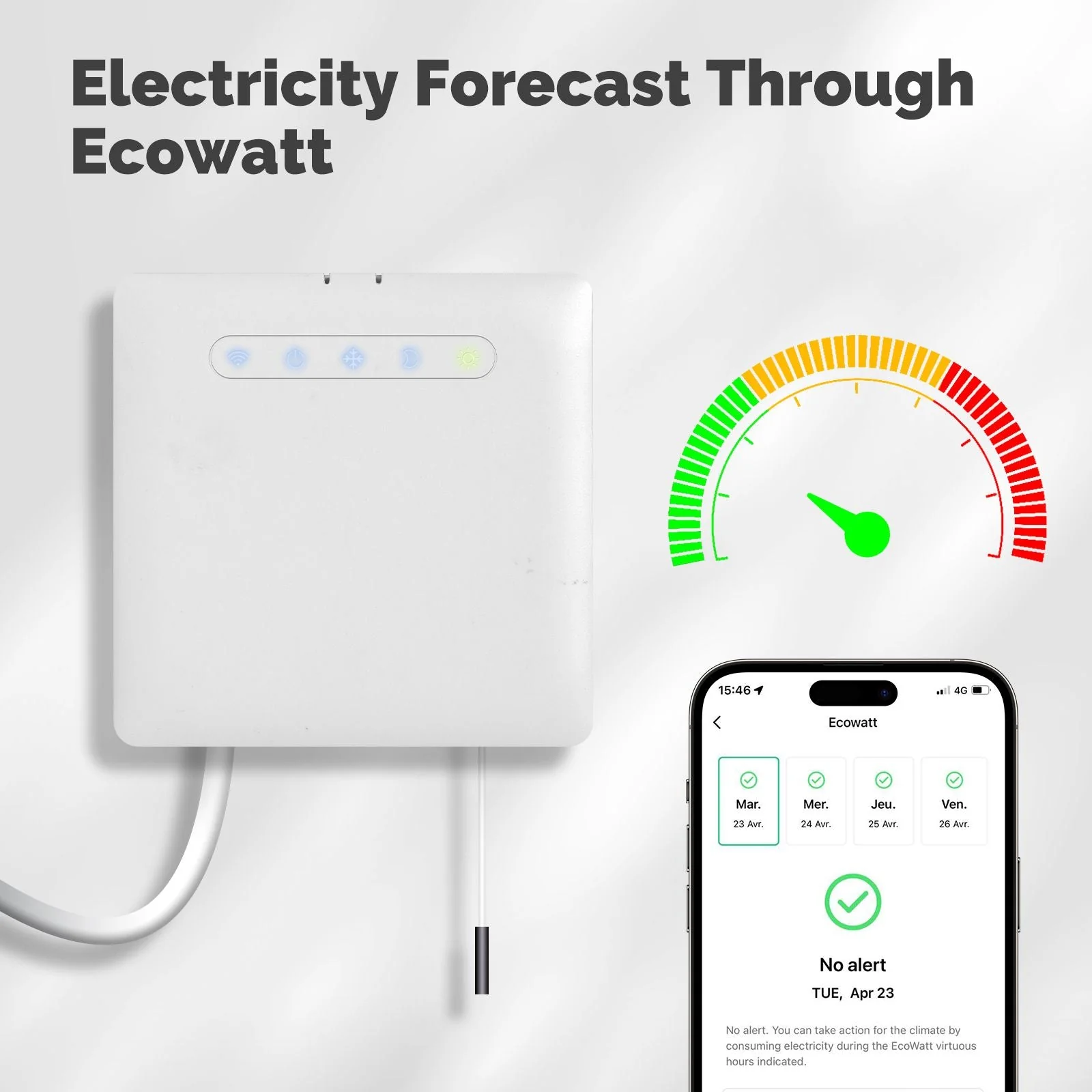 Smart Thermostat For Pilot Wire Heating Radiator Support Ecowatt Electricity Monitoring 4