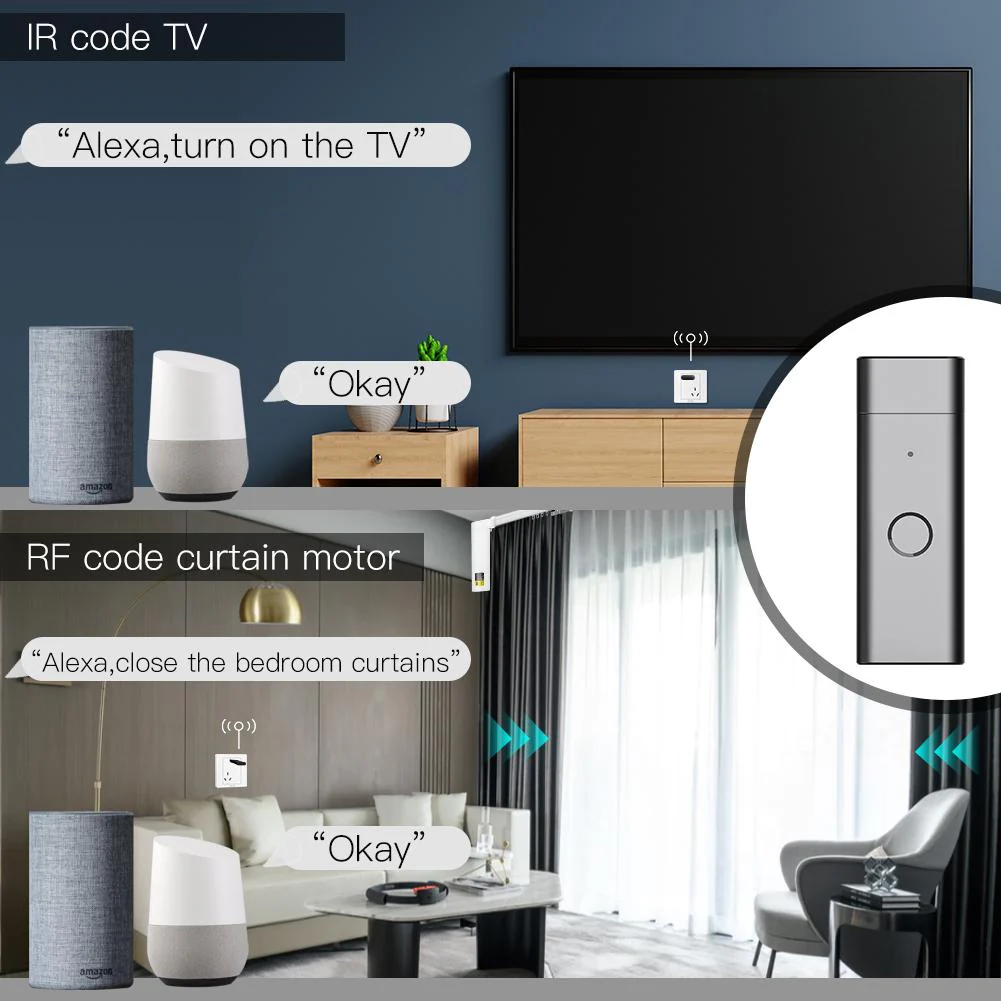 WiFi IR+RF Tuya Smart Remote Controller Wireless USB Controller for TV Fan 7