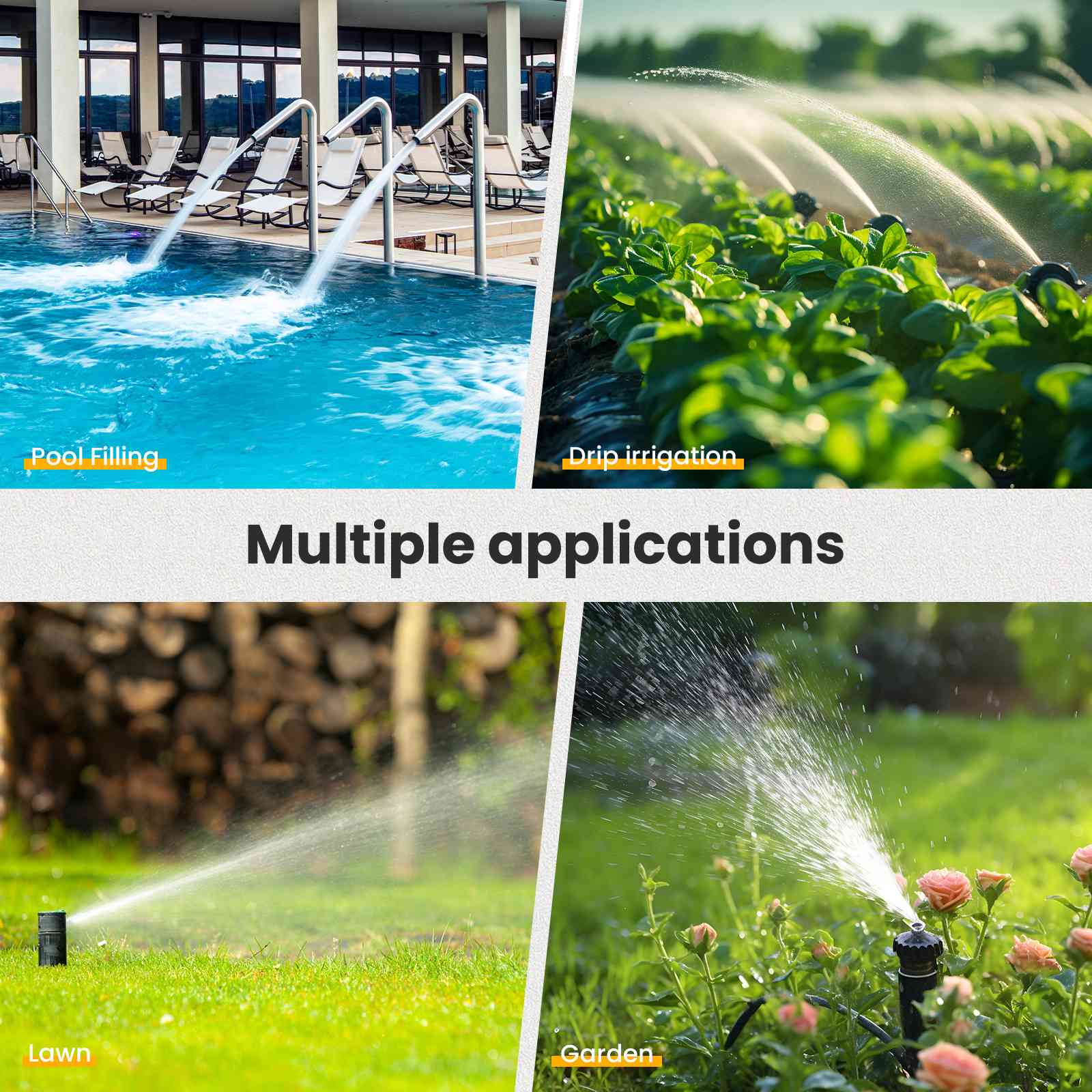 Sprinkler Timer For Garden Hose Drip Irrigation Auto Watering 1-Outlet 5