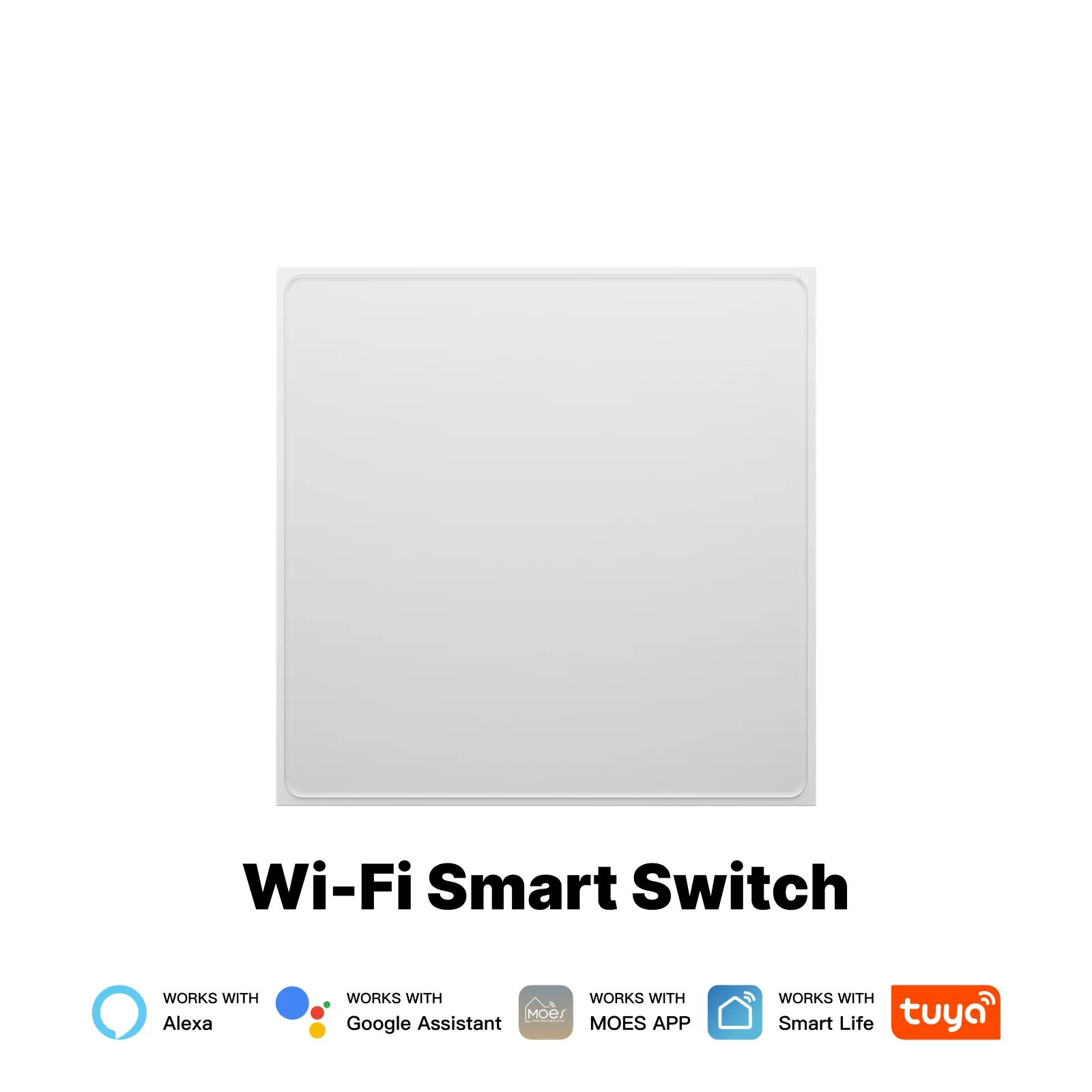 Star Feather Series WiFi Smart Switch Push Button With Neutral Wire Light Scene 2in1 Switch EU Version 7