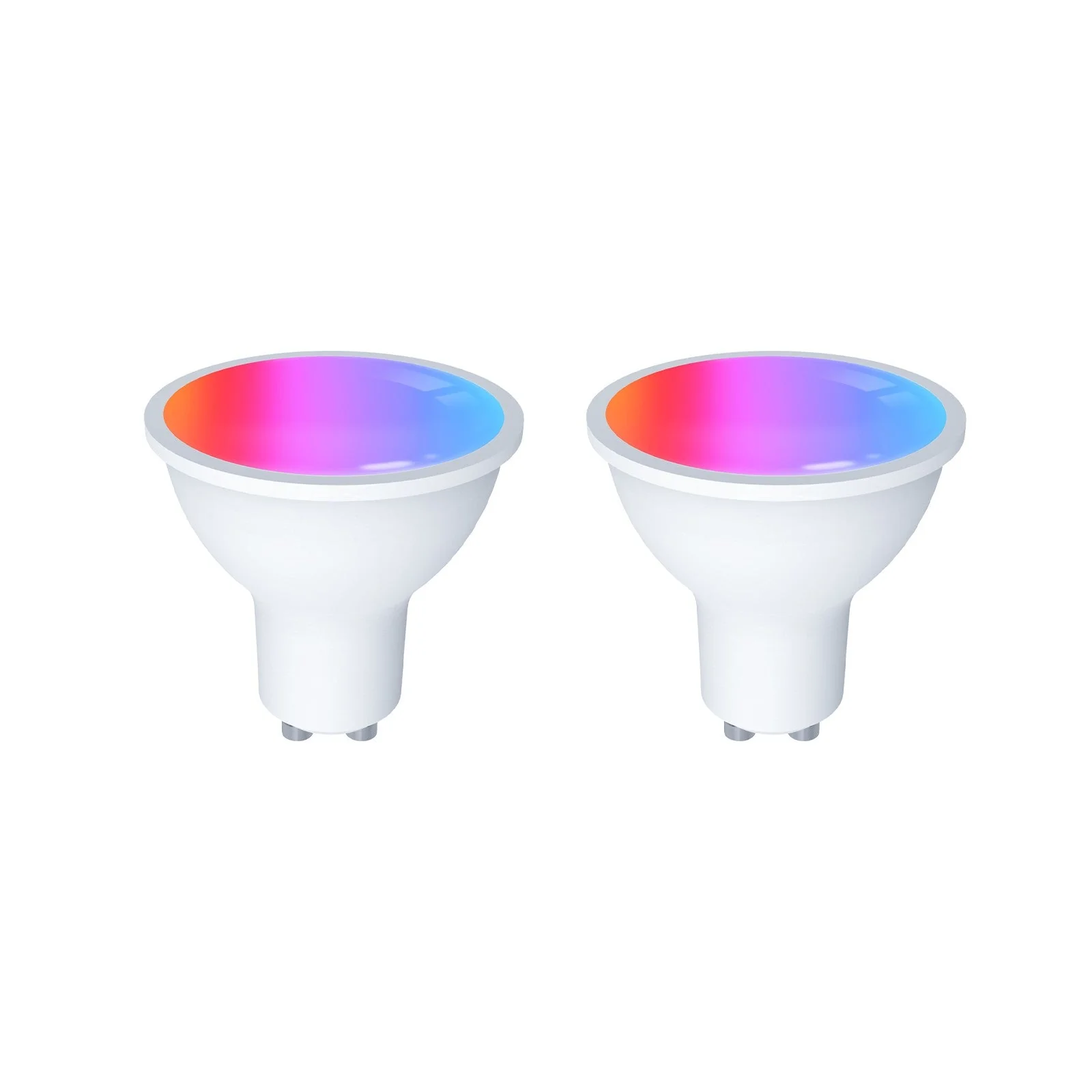 Tuya GU10 Matter WiFi Smart LED Bulb with Voice Control, Dimmable 5W Light 2700-6500K RGB Colors 10