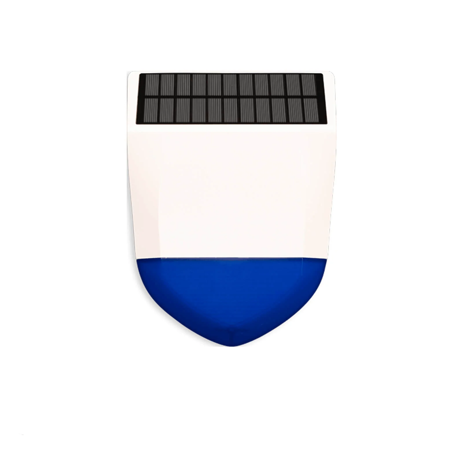 Tuya Smart Wifi/Zigbee Sound Light Siren Alarm Solar Energy Outdoor IPX5 Waterproof Tamper Alarm With Rechargeable Battery