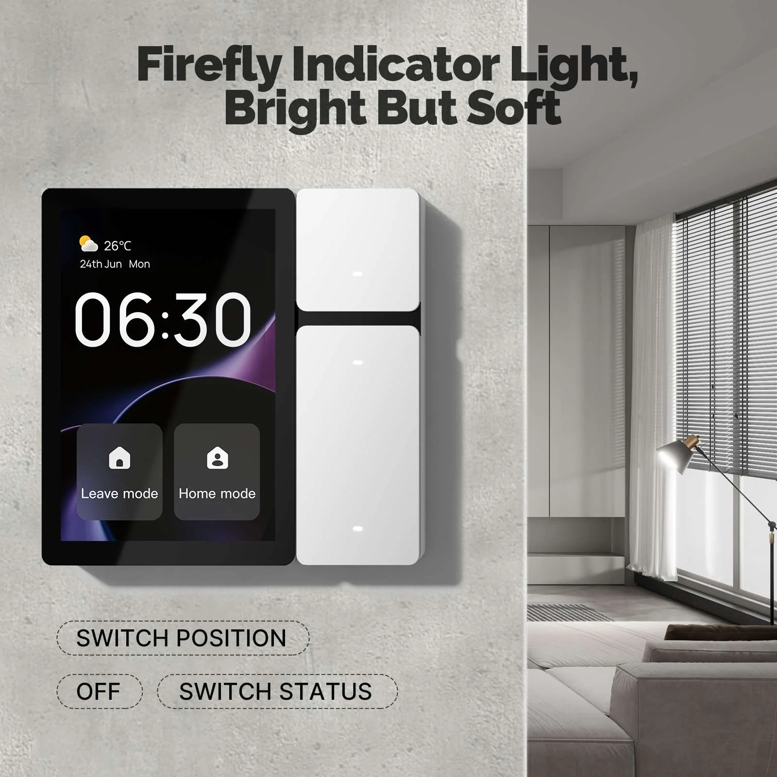 Tuya WiFi 3.5-Inch Touchscreen Control IR Remote Control BLE Sigmesh Hub Built-in 4