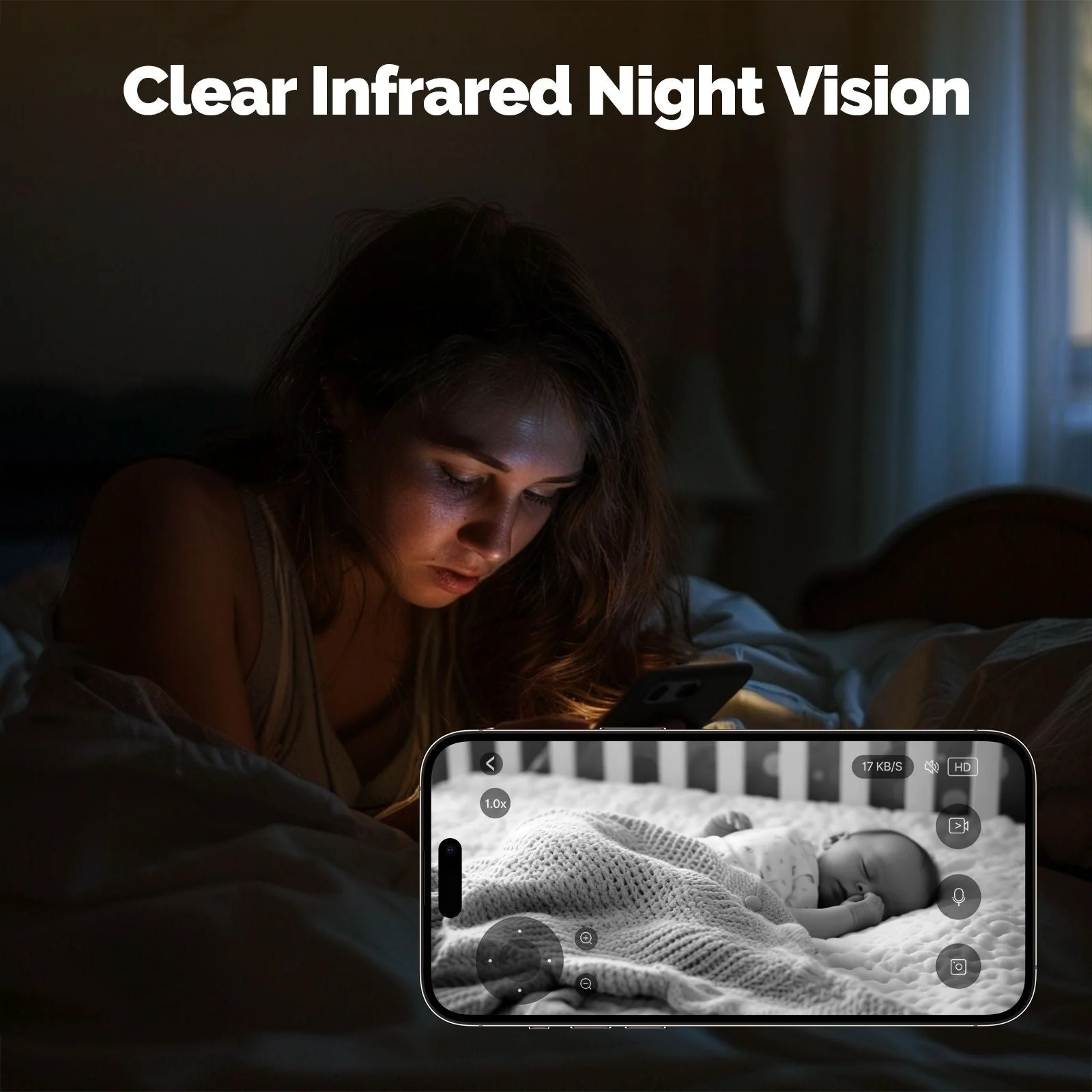 Tuya WiFi 4MP Indoor Security Camera with Night Vision and Motion Detection 5