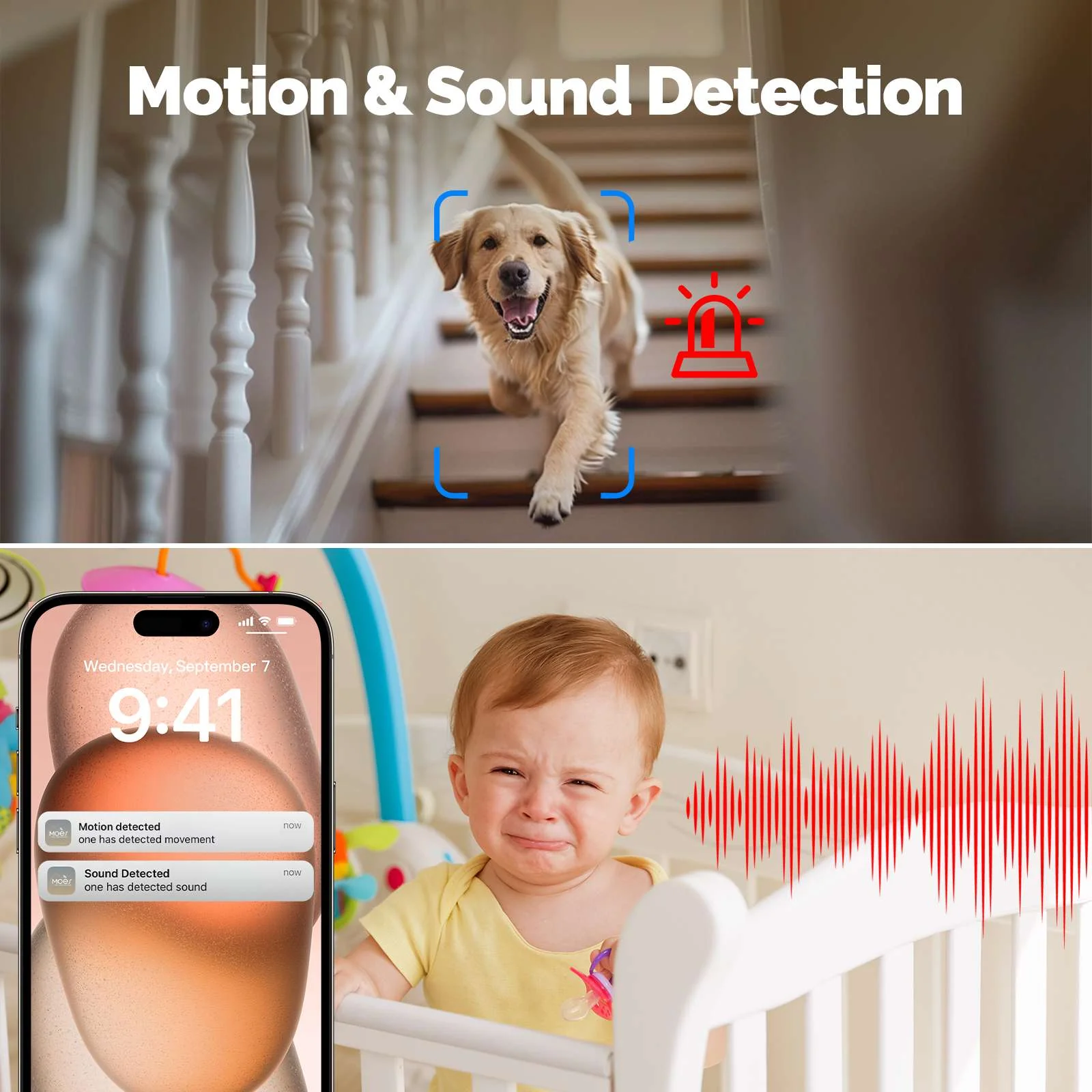 Tuya WiFi 4MP Indoor Security Camera with Night Vision and Motion Detection 6