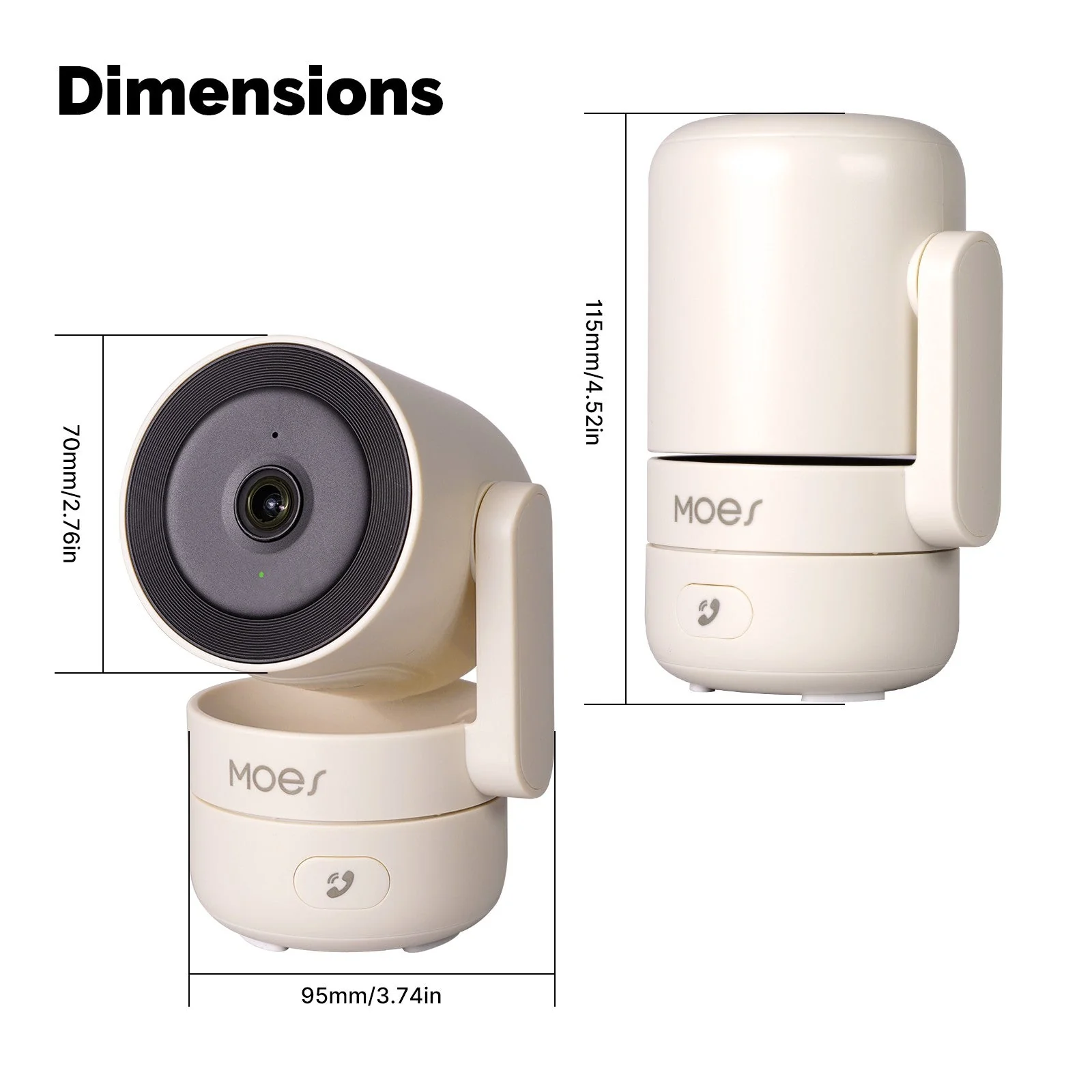 Tuya WiFi 4MP Indoor Security Camera with Night Vision and Motion Detection 8