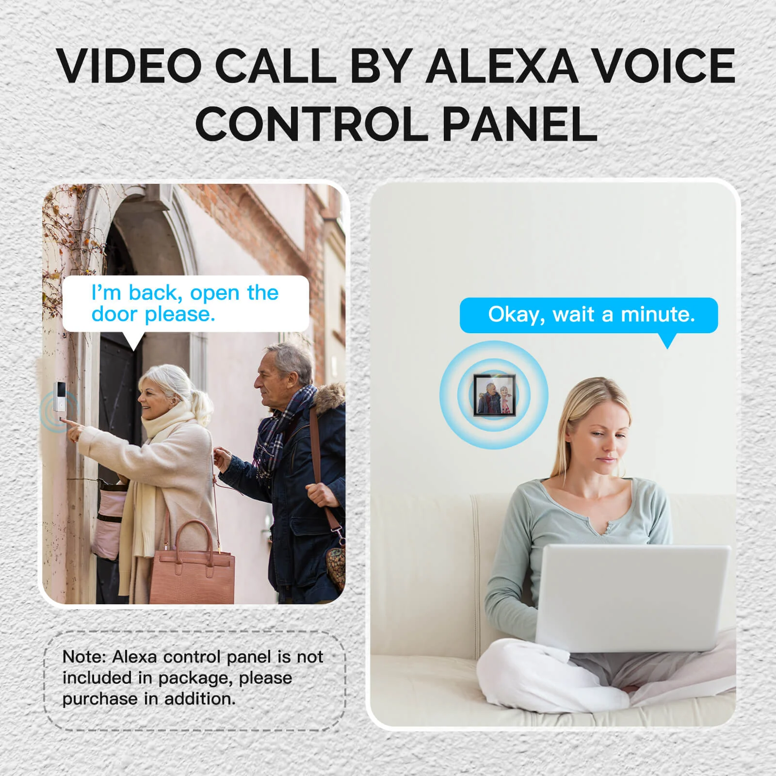 MOES Smart WiFi Video Doorbell Camera 2-way Audio Intercom Outdoor Wireless Door Bell Night Vision EU Version 4