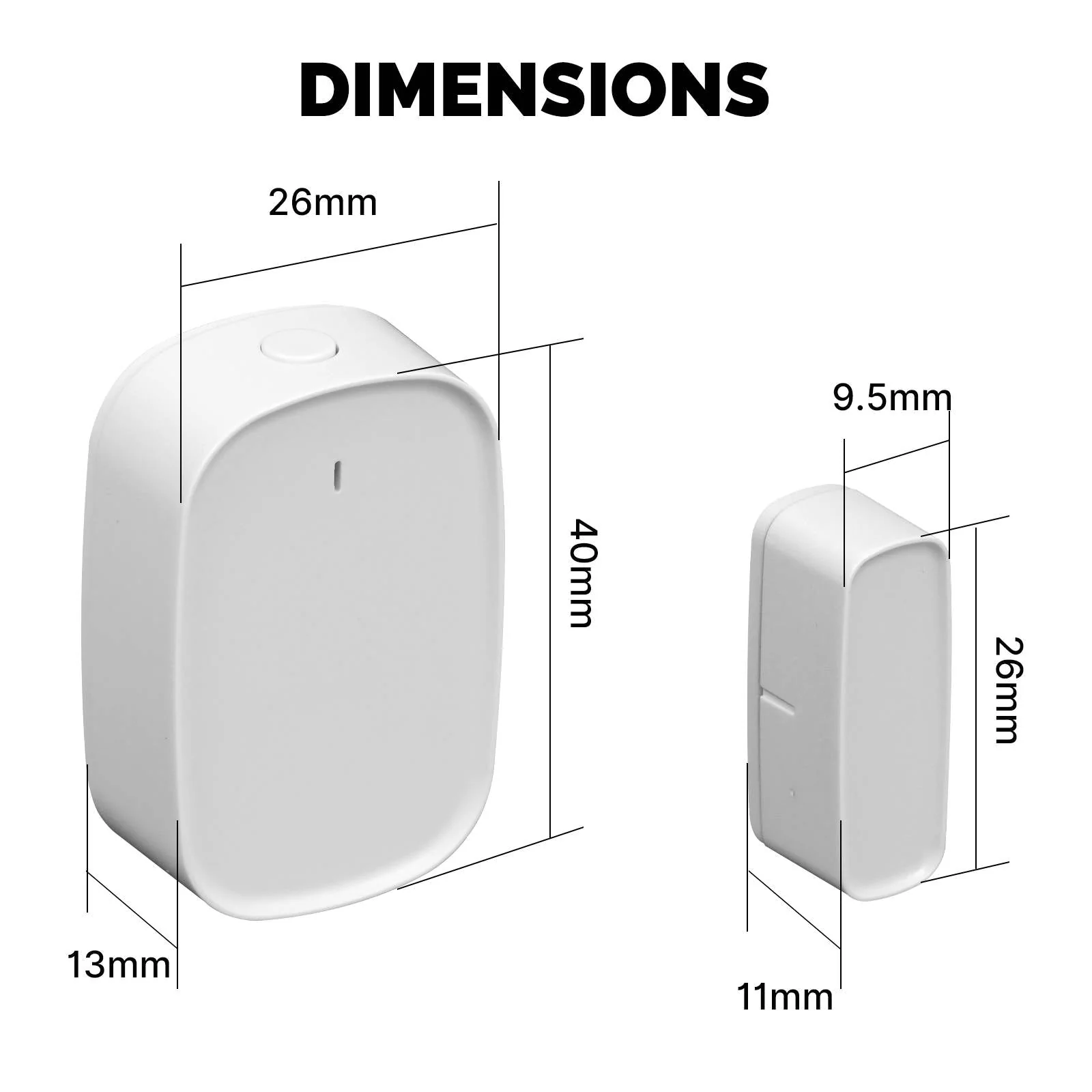 Tuya ZigBee Window Door Alarm Sensor, Smart Home Security Contact Detector 7