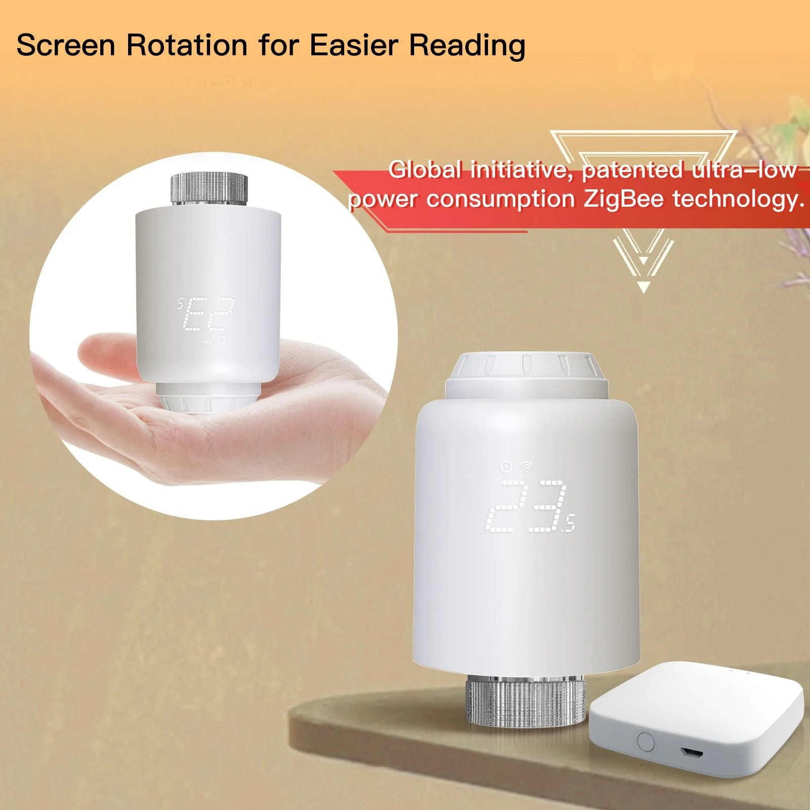 Tuya ZigBee Radiator Valve Smart Thermostat & Remote Control for Home Heating TRV 601 2