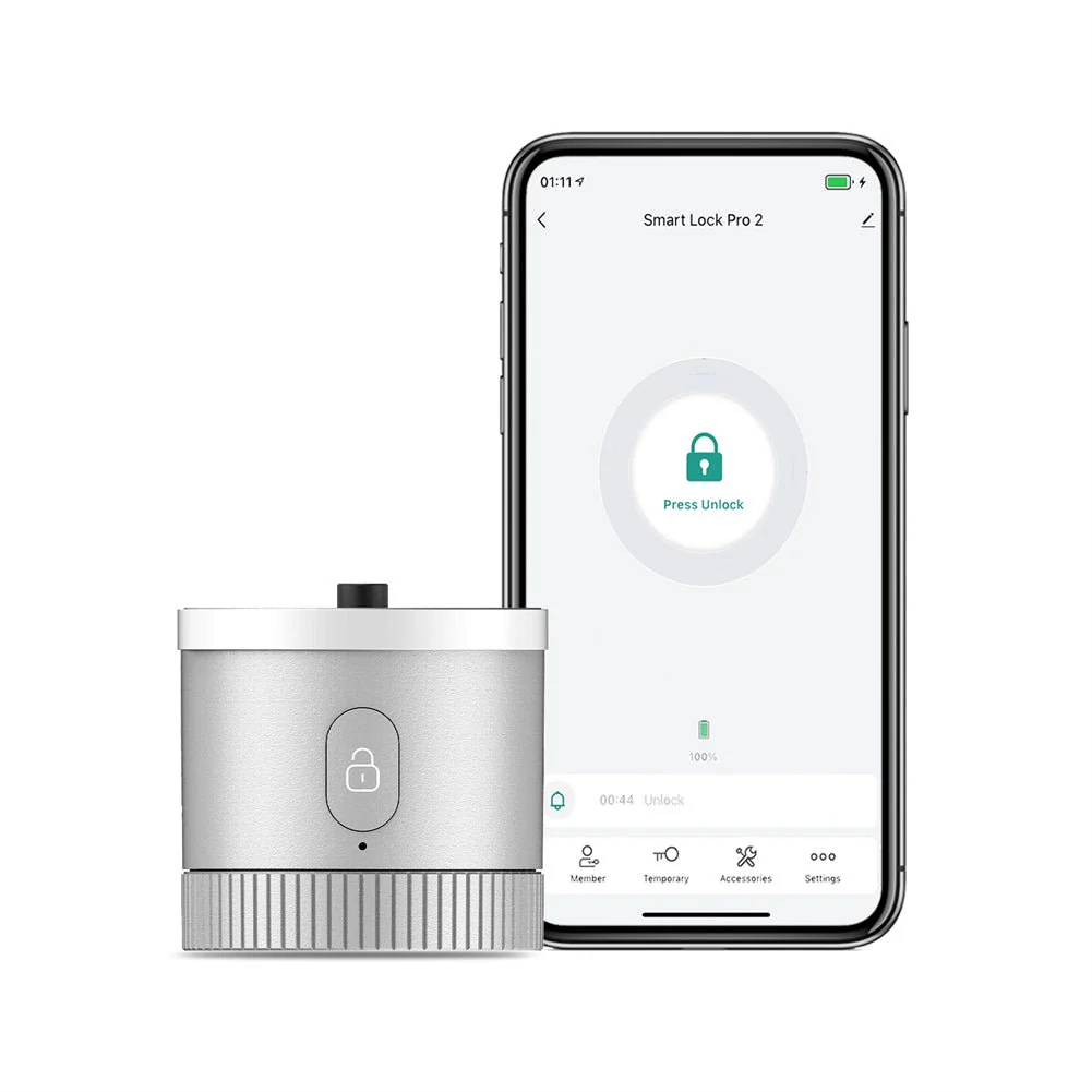【US Version】 MOES BLE Smart Door Lock Bank-grade AES128 Bit and TLS Encryption BLE Sensor APP Remote Unlocking Scene Linkage