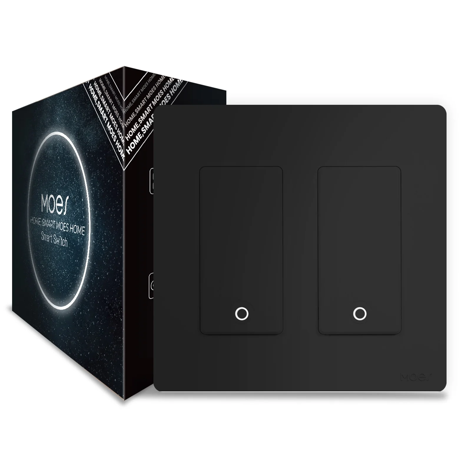 MOES Star Ring 2nd Generation Smart Single Pole 3 Way WIFI Switch 1/2/3/4 Gang US Standard 18