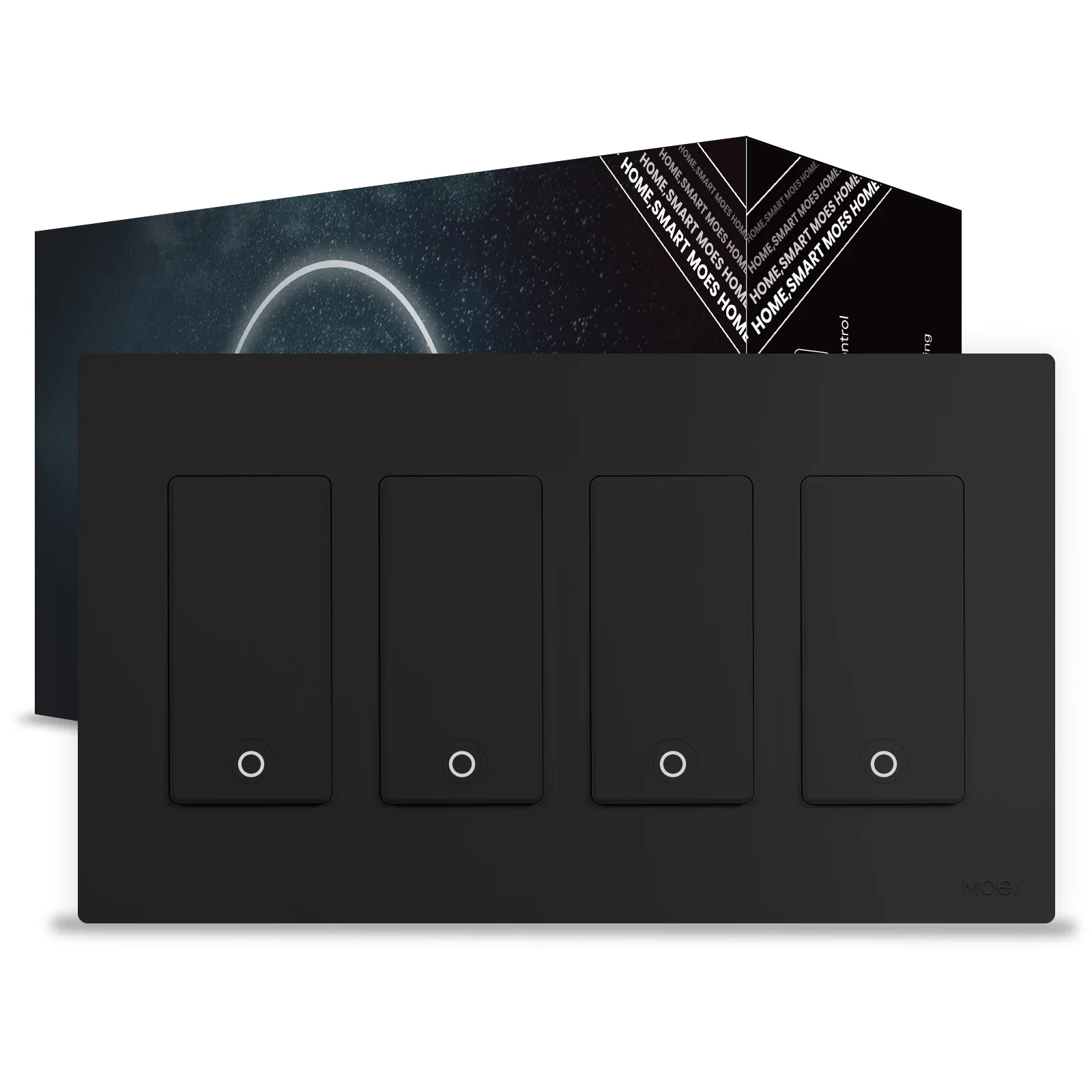 MOES Star Ring 2nd Generation Smart Single Pole 3 Way WIFI Switch 1/2/3/4 Gang US Standard 20