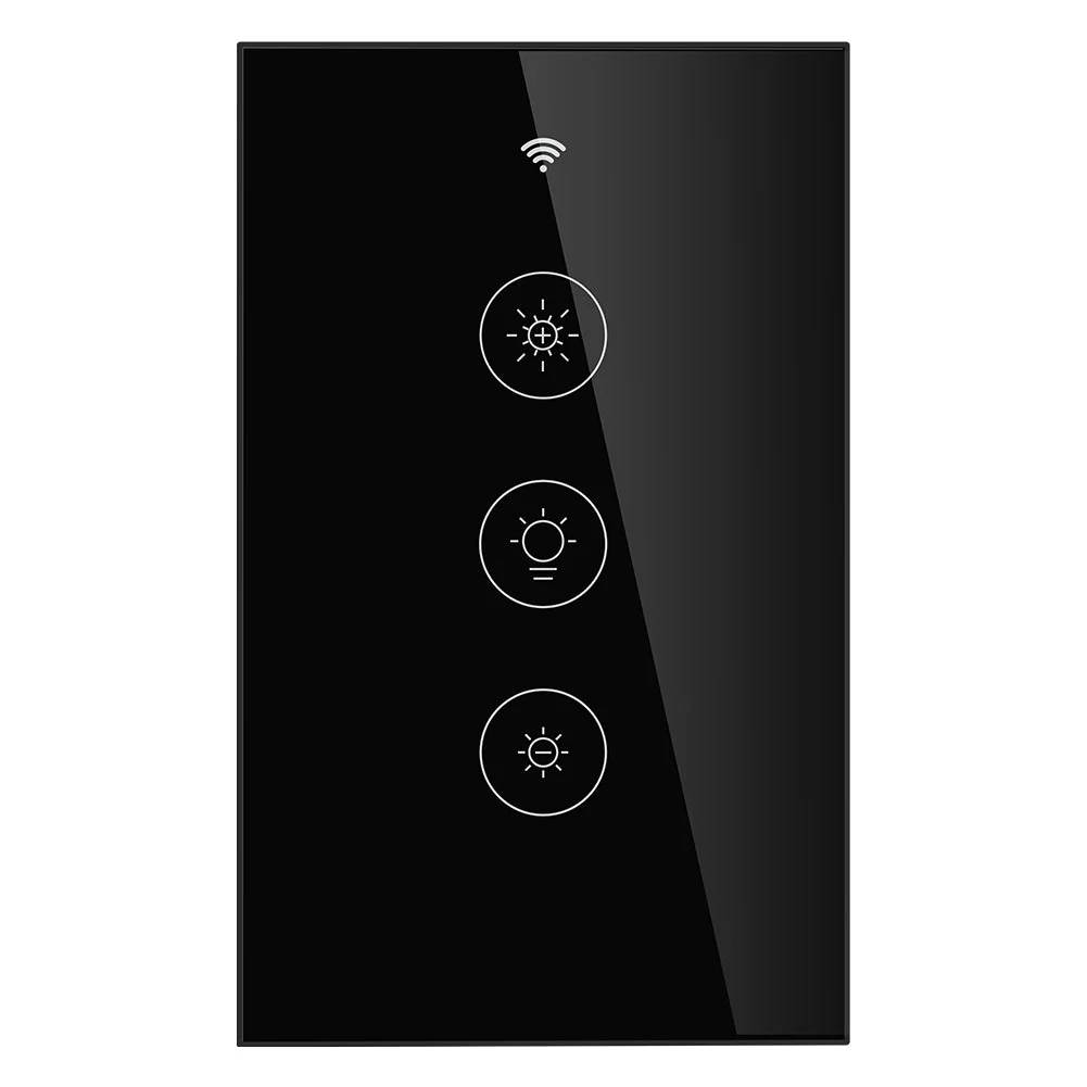 WiFi Dimmer Switch RF433 Smart Glass Touch Switches With Led For Light 13